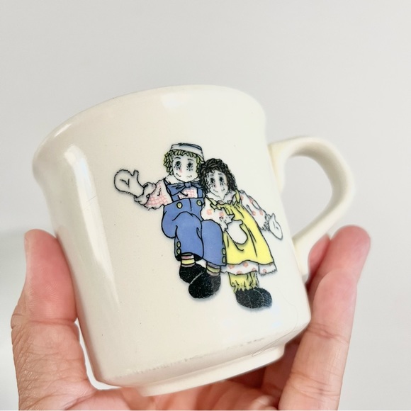 Antique Raggedy Ann & Andy T-S-T Chateau Buffet Pottery Child’s Mug Collectible - Picture 7 of 8